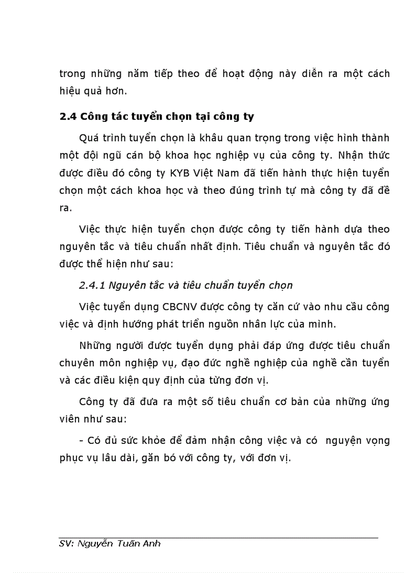 image for page Hoàn thiện công tác tuyển mộ và tuyển chọn nhân lực tại công ty TNHH Công nghiệp KYB Việt Nam 1