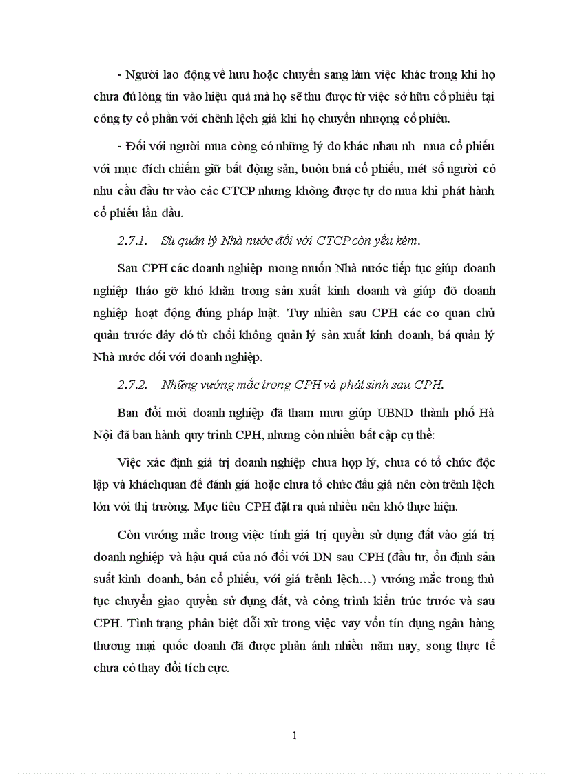 image for page Thực trạng và một số giải pháp đẩy nhanh tiến trình CPH các DNNN trực thuộc Sở Nông nghiệp PTNT Hà Nội 1