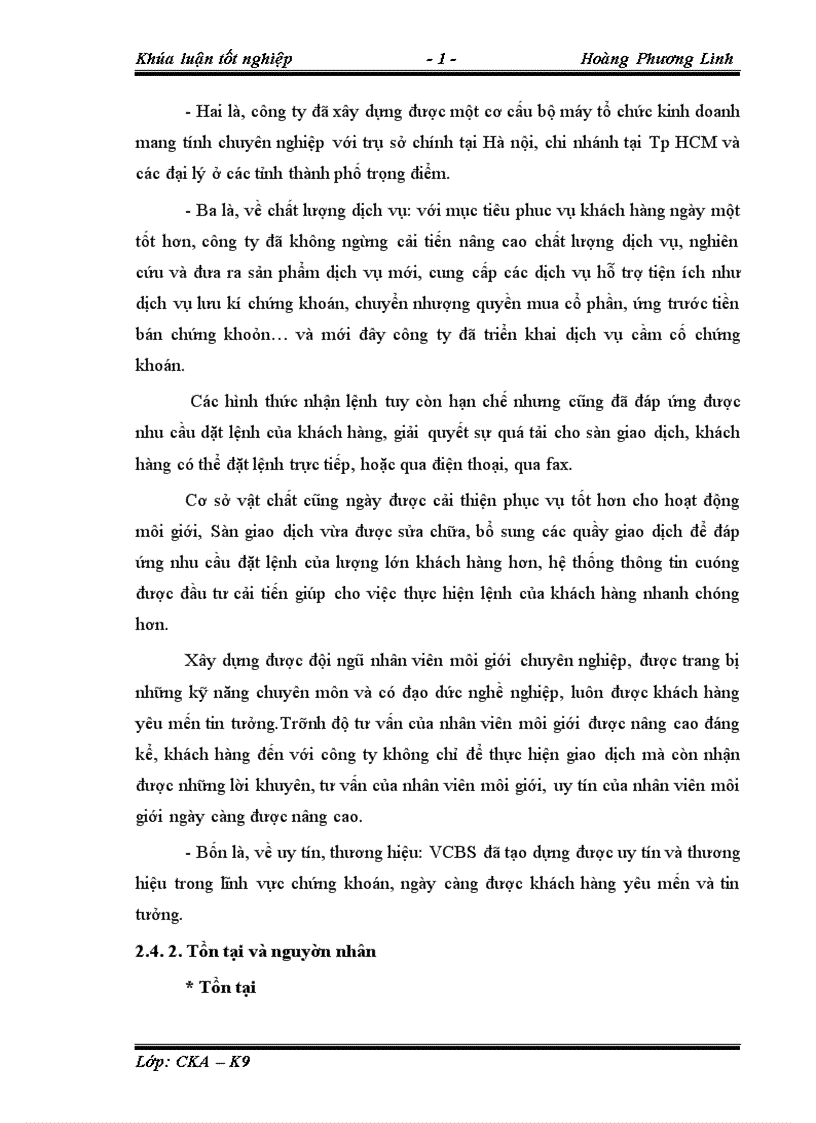 image for page Giải pháp nâng cao hiệu quả hoạt động môi giới tại công ty chứng khoán Ngân hàng Ngoại thương Việt nam VCBS 1