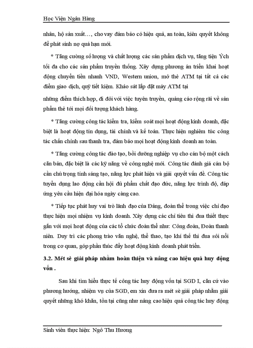 image for page Công tác huy động vốn tại Sở giao dịch I Ngân hàng Công thương Việt Nam Thực trạng và giải pháp 1