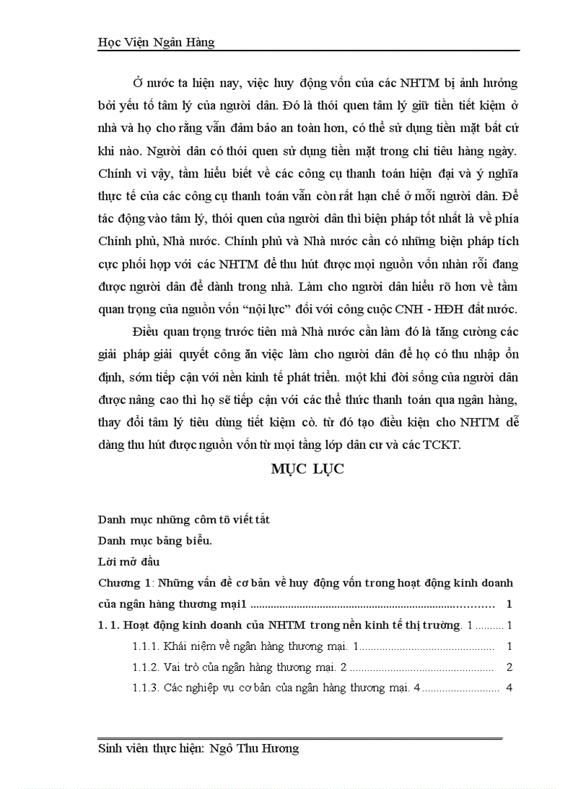 image for page Công tác huy động vốn tại Sở giao dịch I Ngân hàng Công thương Việt Nam Thực trạng và giải pháp 1