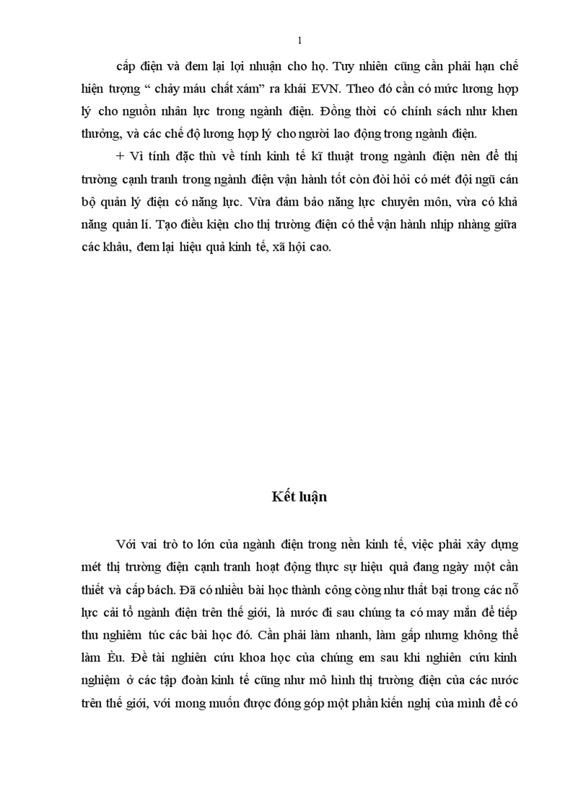 image for page Bài học kinh nghiệm và một số kiến nghị nhằm lựa chọn mô hình cho thị trường điện lực cạnh tranh ở Việt Nam