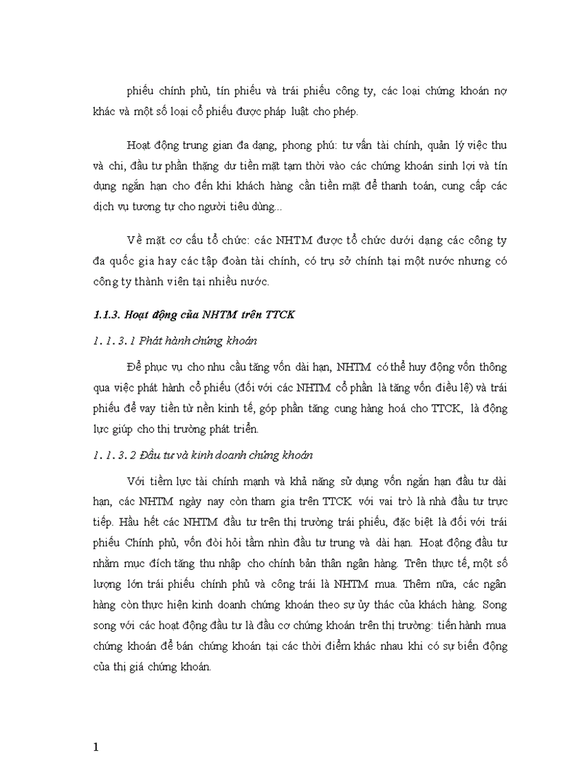 image for page Tăng cường hoạt động đầu tư của ngân hàng công thương Việt Nam trên thị trường chứng khoán 1