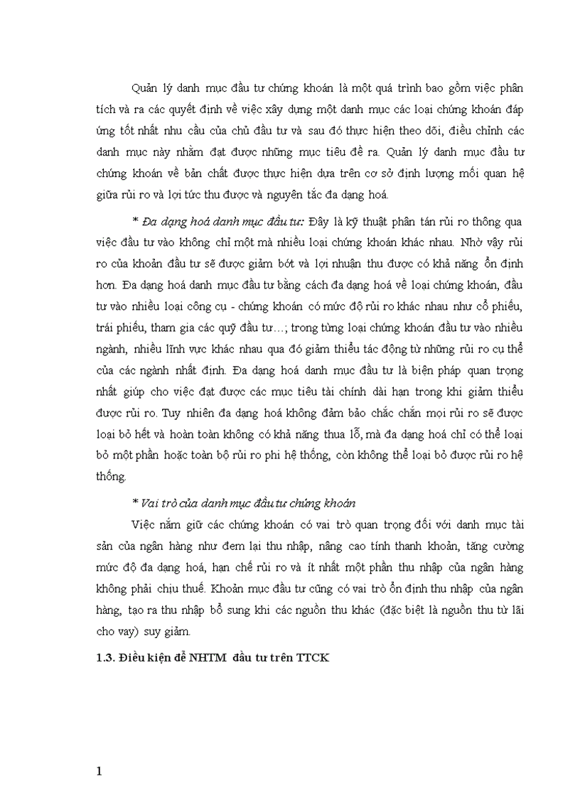 image for page Tăng cường hoạt động đầu tư của ngân hàng công thương Việt Nam trên thị trường chứng khoán 1