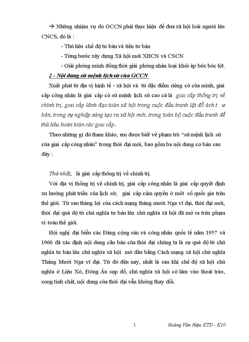 image for page vấn đề sứ mệnh lịch sử của giai cấp công nhân trong thời đại ngày nay 1