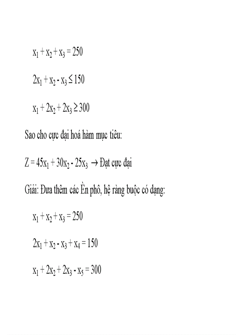 image for page Quy hoạch tuyến tính và ứng dụng của nó trong kỹ thuật