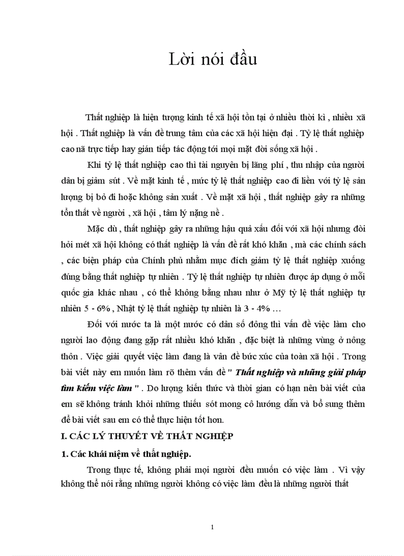 image for page Thất nghiệp và những giải pháp tìm kiếm việc làm 1
