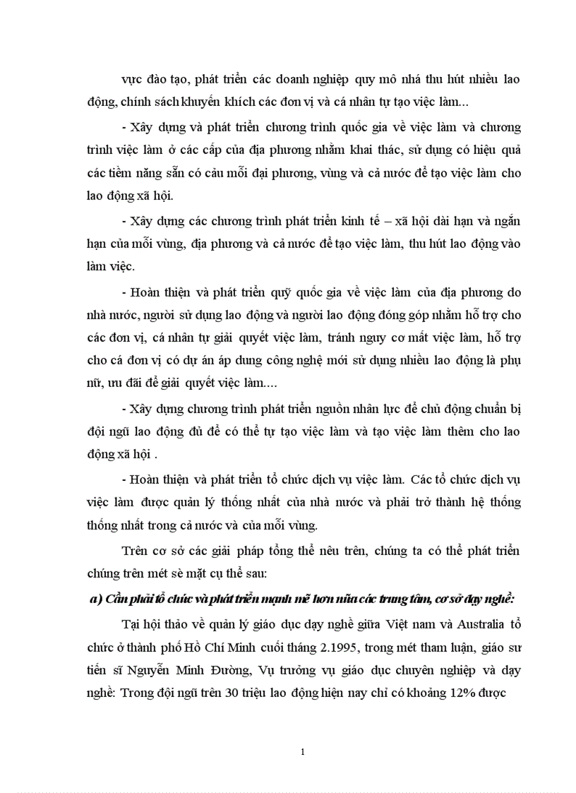 image for page Thất nghiệp và những giải pháp tìm kiếm việc làm 1