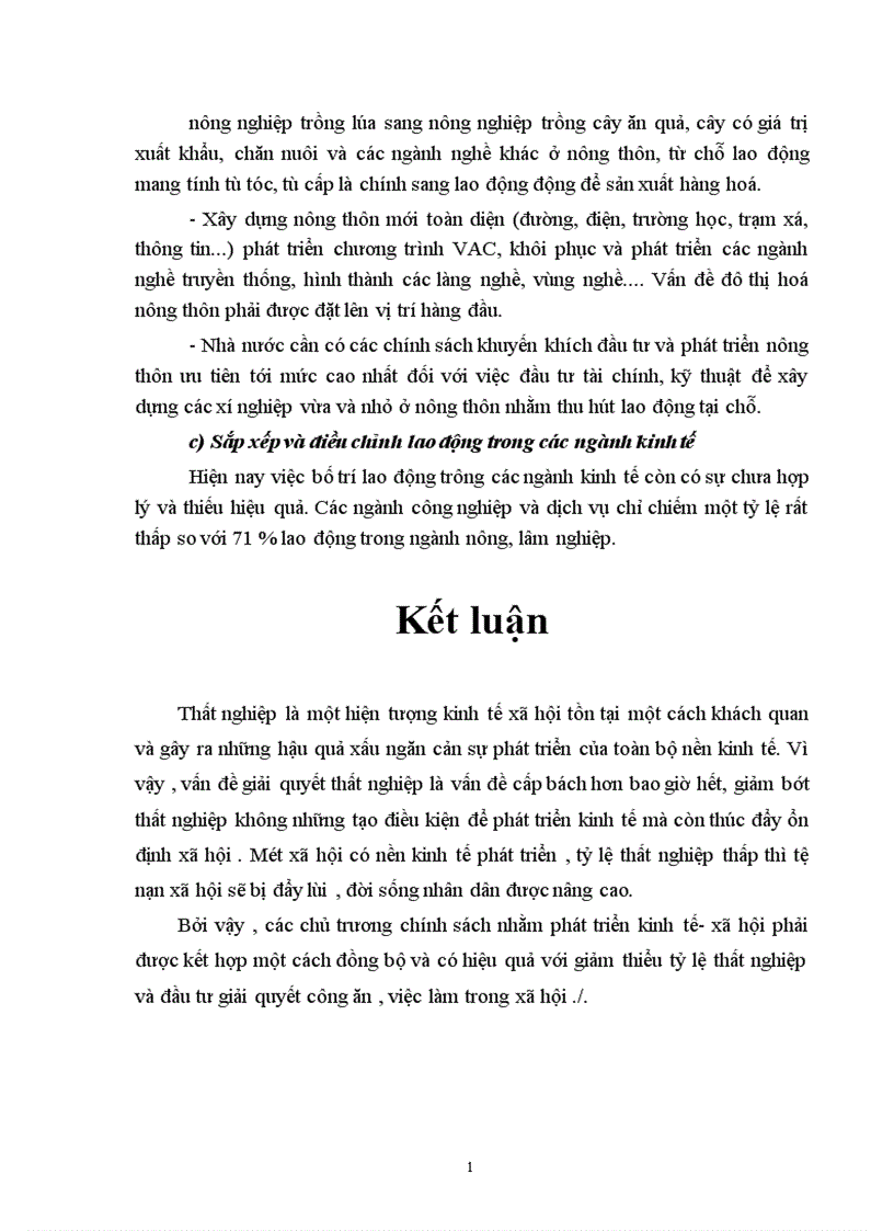 image for page Thất nghiệp và những giải pháp tìm kiếm việc làm 1