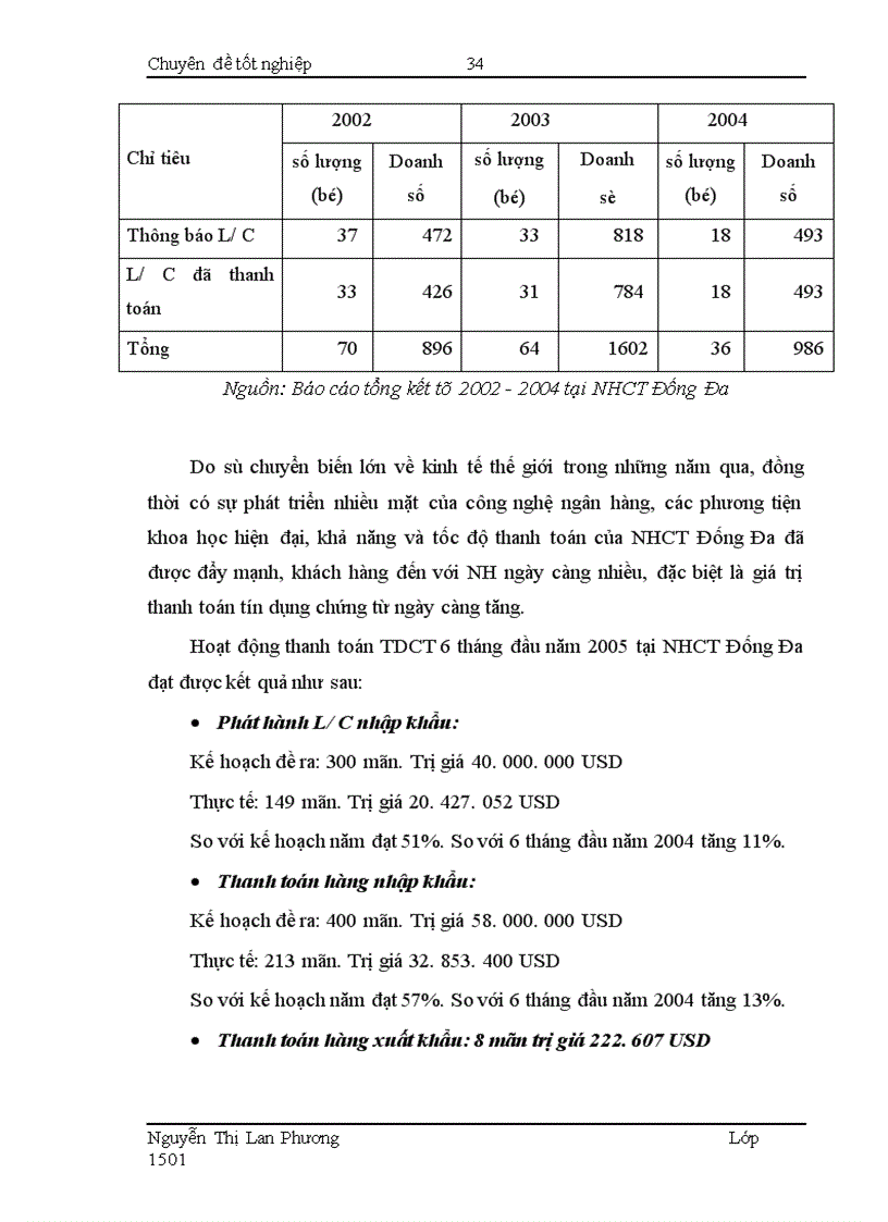 image for page Giải pháp nhằm hạn chế rủi ro trong phương thức thanh toán tín dụng chứng từ tại Ngân hàng Công thương Đống Đa 1
