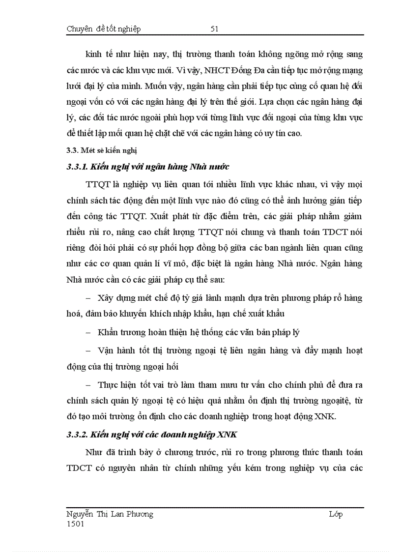 image for page Giải pháp nhằm hạn chế rủi ro trong phương thức thanh toán tín dụng chứng từ tại Ngân hàng Công thương Đống Đa 1