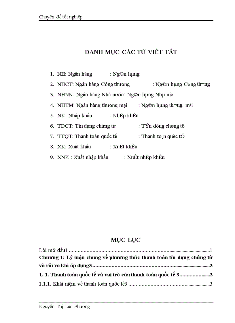 image for page Giải pháp nhằm hạn chế rủi ro trong phương thức thanh toán tín dụng chứng từ tại Ngân hàng Công thương Đống Đa 1