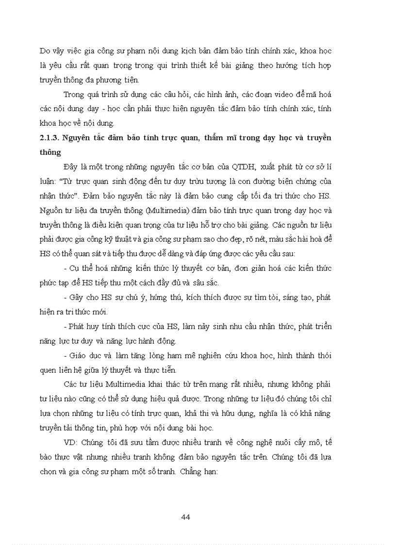 image for page Xây dựng và sử dụng bài giảng điện tử chương III IV V phần Di truyền học Sinh học lớp 12 theo hướng tích hợp truyền thông đa phương tiện 1