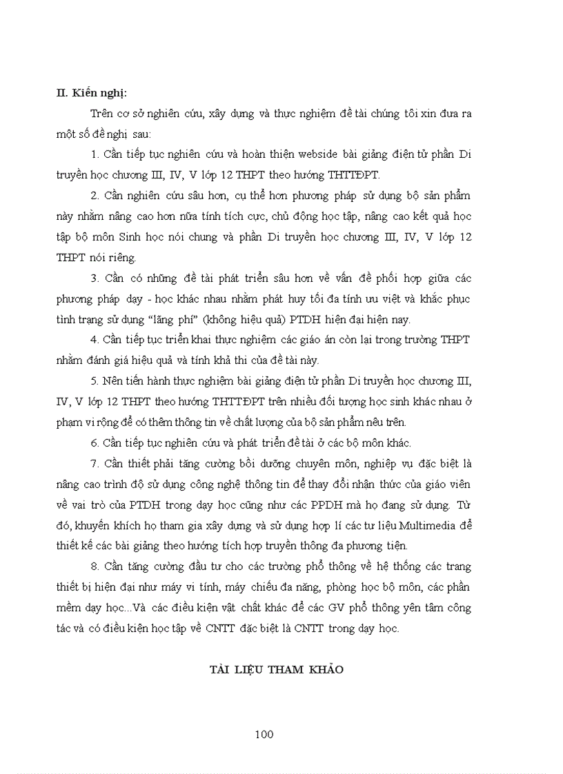 image for page Xây dựng và sử dụng bài giảng điện tử chương III IV V phần Di truyền học Sinh học lớp 12 theo hướng tích hợp truyền thông đa phương tiện 1