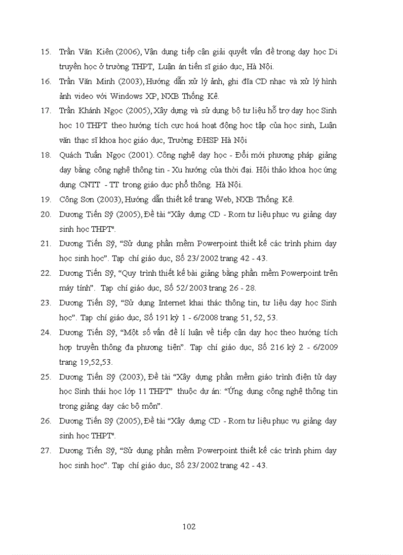 image for page Xây dựng và sử dụng bài giảng điện tử chương III IV V phần Di truyền học Sinh học lớp 12 theo hướng tích hợp truyền thông đa phương tiện 1