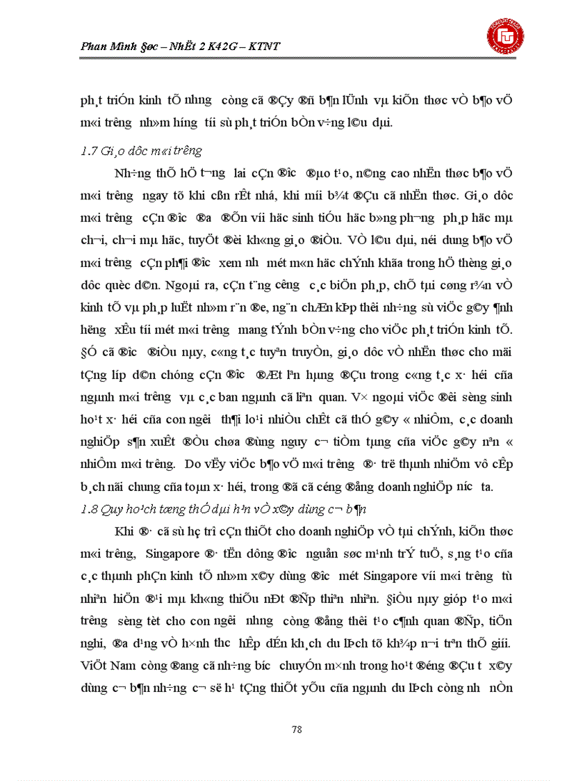 image for page Thực tiễn mối quan hệ giữa môi trường và phát triển kinh tế tại Việt Nam