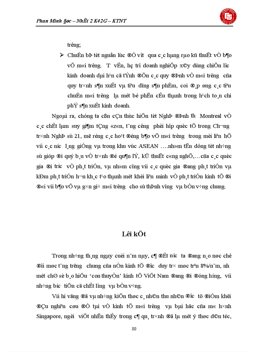 image for page Thực tiễn mối quan hệ giữa môi trường và phát triển kinh tế tại Việt Nam