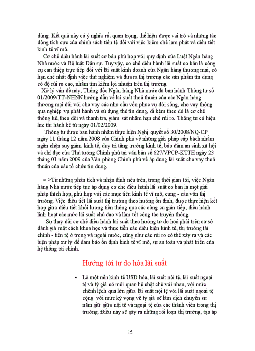 image for page Cơ chế điều hành lãi suất của NHNN Việt Nam