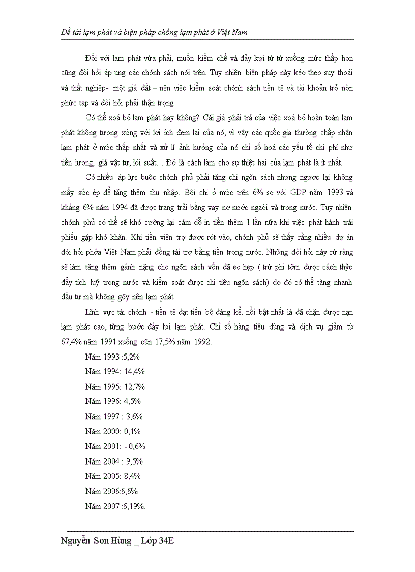 image for page Lạm phát và biện pháp chống lạm phát ở nước ta hiện nay 1