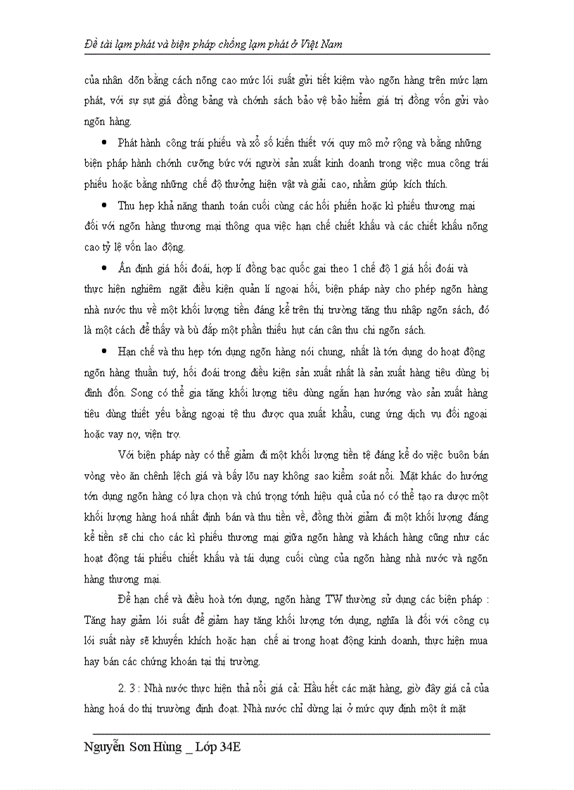 image for page Lạm phát và biện pháp chống lạm phát ở nước ta hiện nay 1