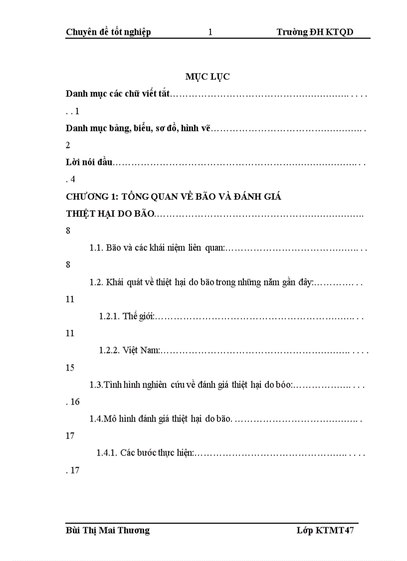 image for page Mô hình đánh giá thiệt hại kinh tế xã hội do bão và áp dụng cho trường hợp bão số 7 2008 tại huyện Diễn Châu Nghệ An 1