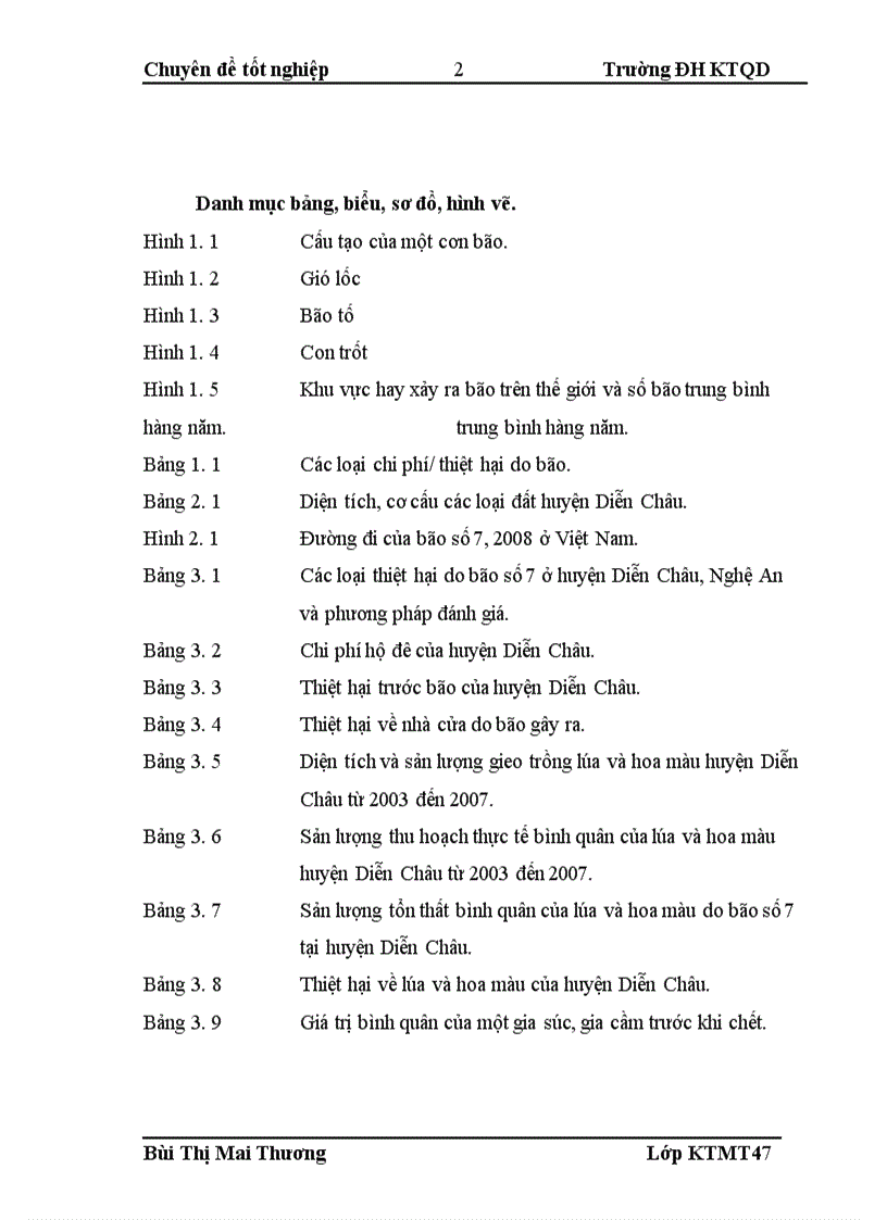 image for page Mô hình đánh giá thiệt hại kinh tế xã hội do bão và áp dụng cho trường hợp bão số 7 2008 tại huyện Diễn Châu Nghệ An 1