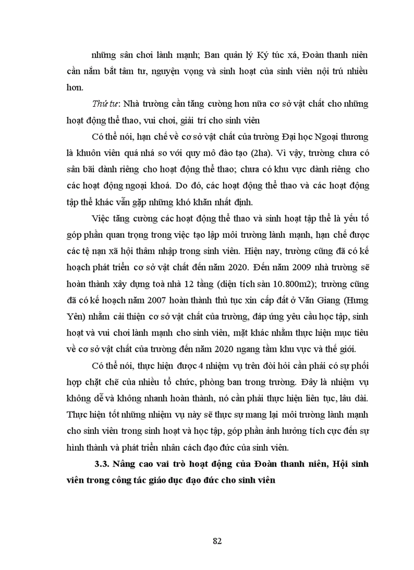 image for page Giáo dục đạo đức cho thế hệ trẻ theo tư tưởng Hồ Chí Minh Liên hệ với thực tiễn tại trường Đại học Ngoại thương