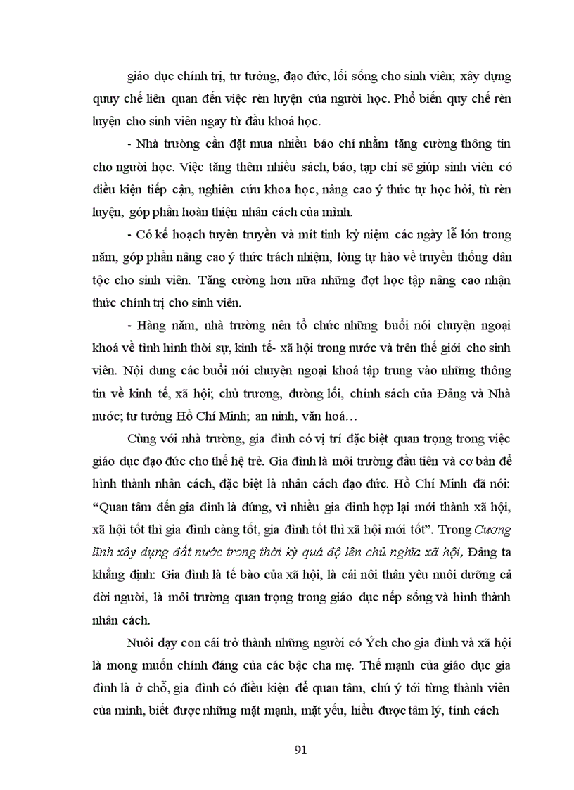 image for page Giáo dục đạo đức cho thế hệ trẻ theo tư tưởng Hồ Chí Minh Liên hệ với thực tiễn tại trường Đại học Ngoại thương