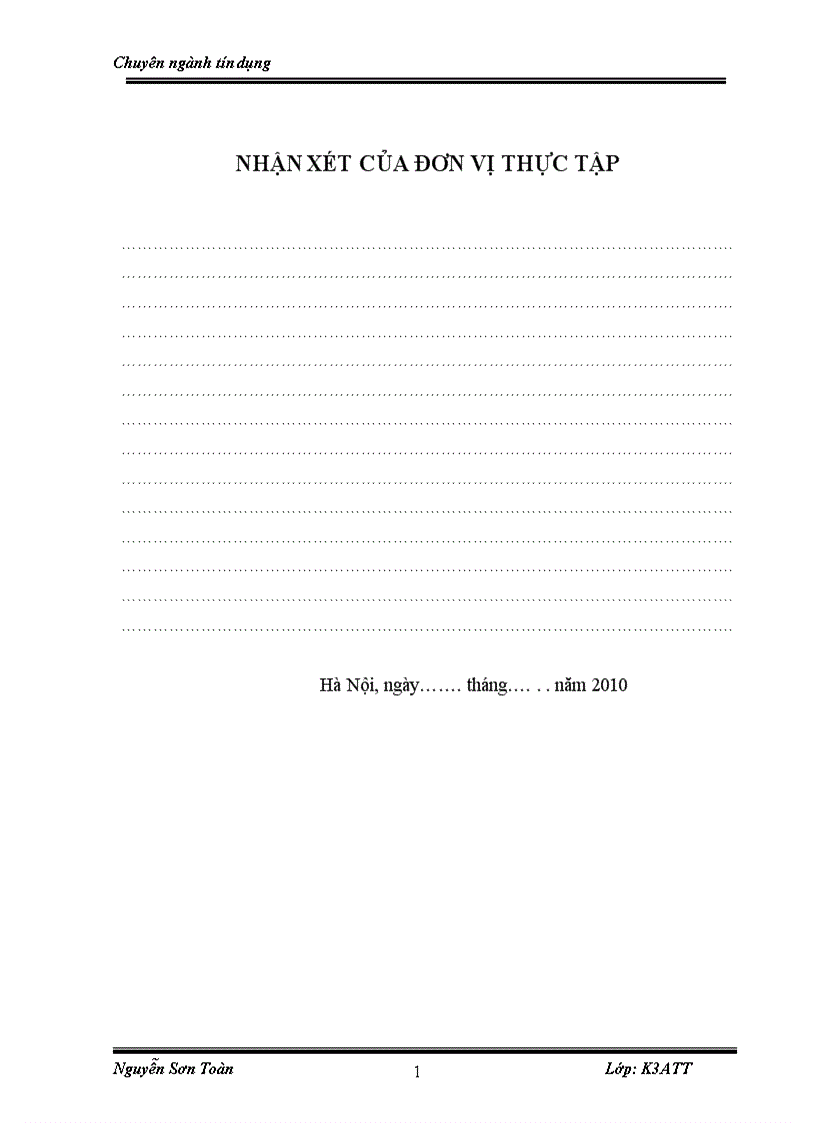 image for page Báo cáo thưc tập tại NH Đông Á chi nhánh Hà Nội