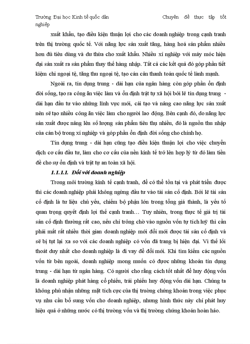 image for page Thực trạng và giải pháp đối với tín dụng trung dài hạn tại chi nhánh Ngân Hàng No PTNT Đông Hà Nội 1