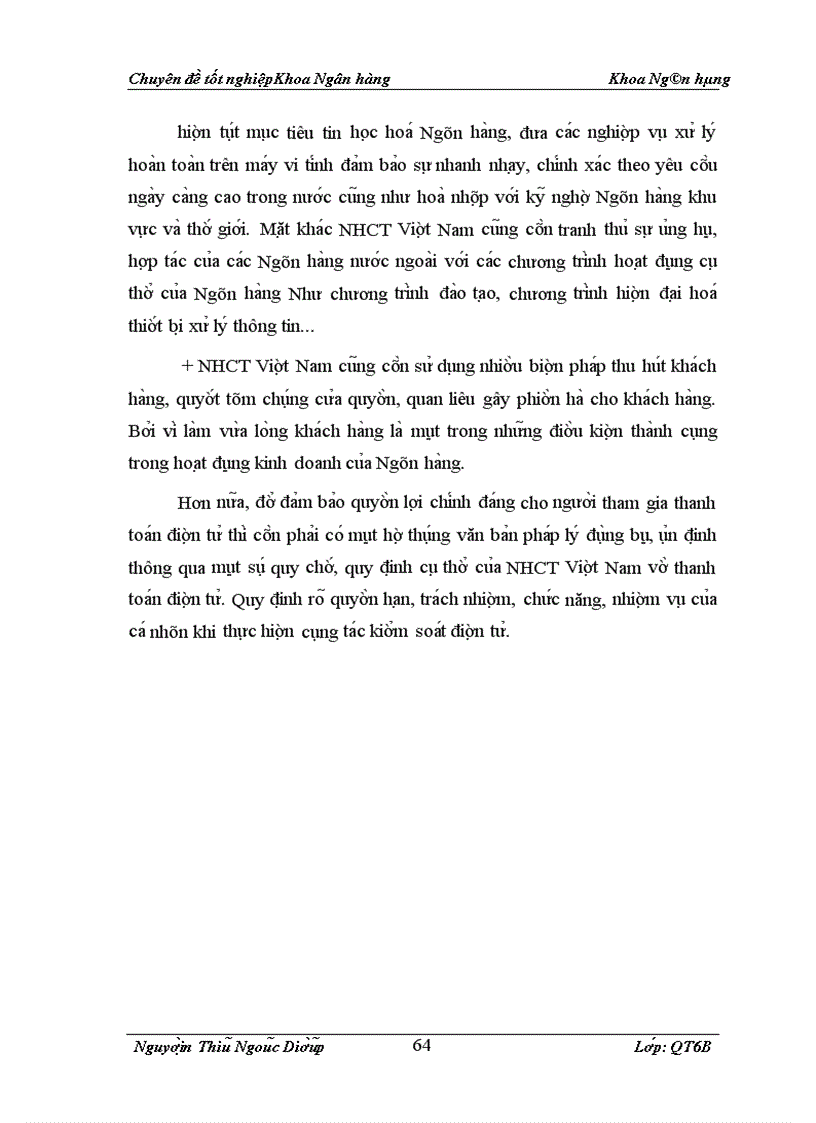 image for page Mô t sô gia i pha p nhă m hoa n thiê n va pha t triê n công ta c thanh toa n điê n tư ta i Ngân ha ng Công thương Đô ng Đa