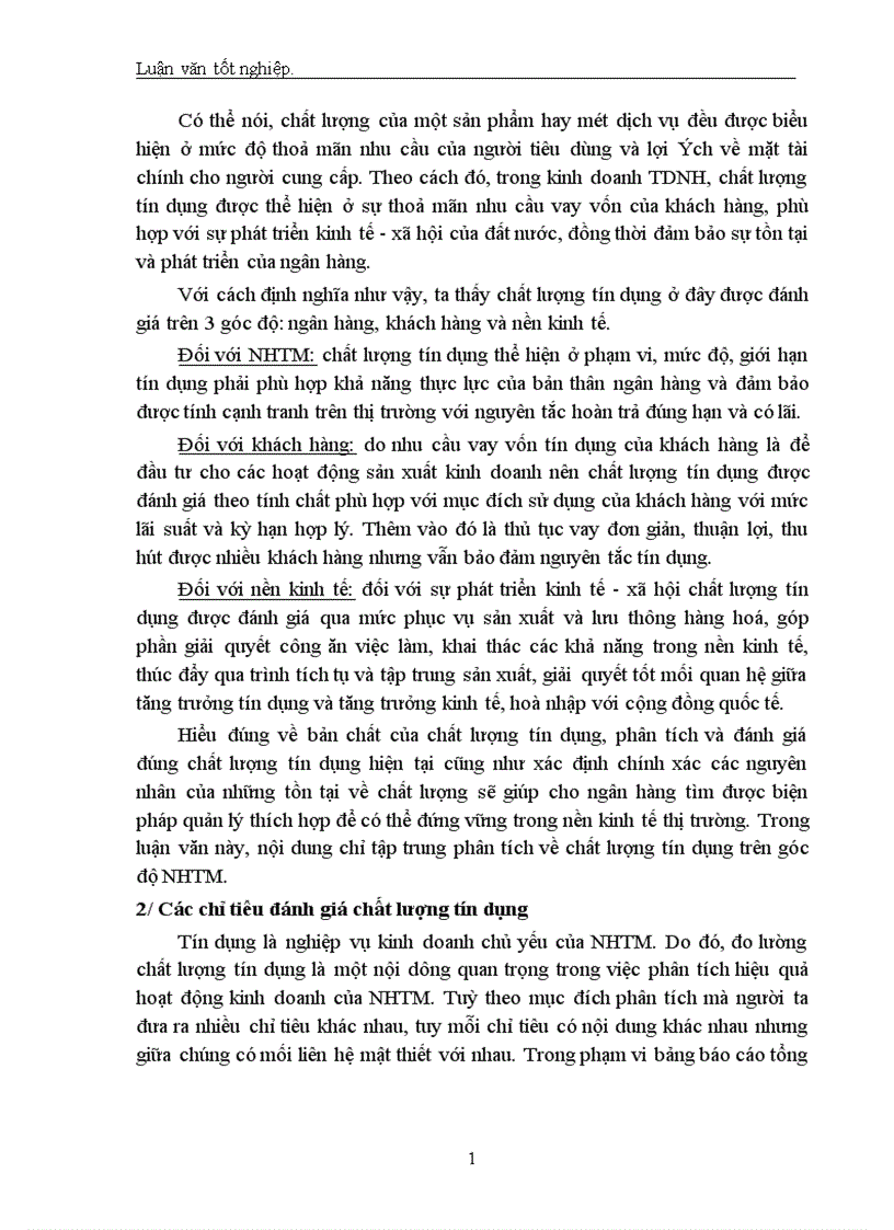 image for page Giải pháp nâng cao chất lượng tín dụng khi cho vay Doanh nghiệp Nhà nước t9ại Chi nhánh Ngân hàng Công thương Khu vực Ba Đình 1