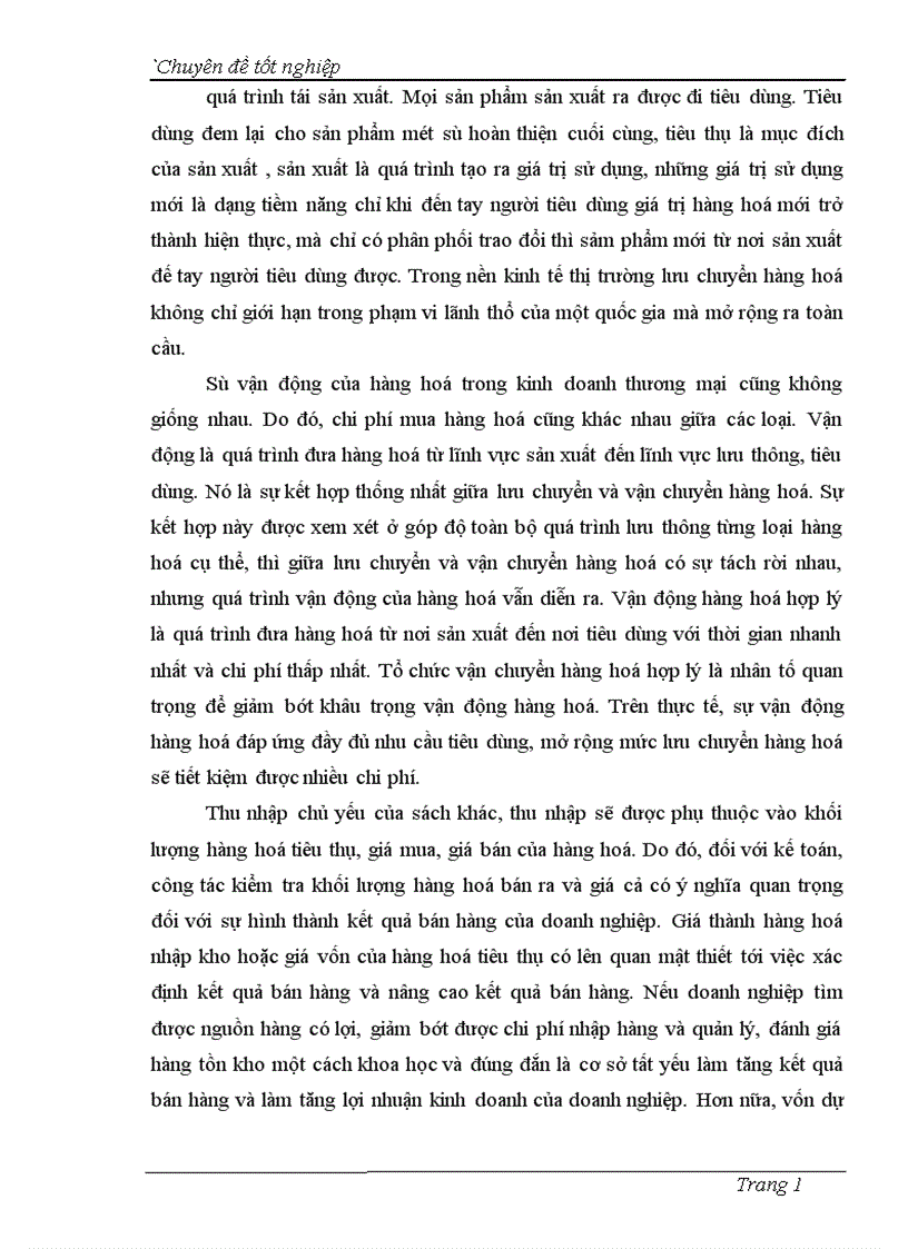 image for page Hoàn thiên kế toán lưu chuyền hàng hoá và xác định kết quả tiêu thụ tại công ty cổ phần công nghiệp Tự Cường 1
