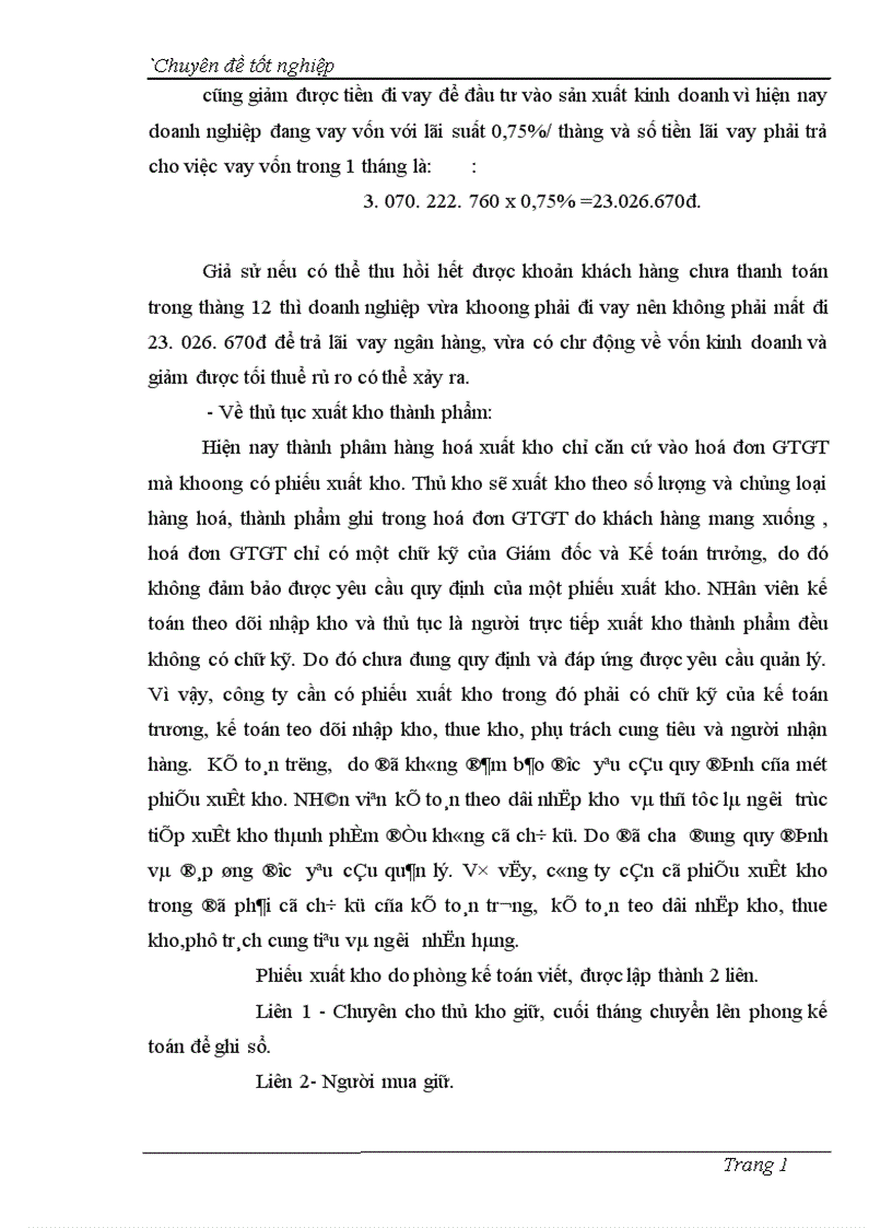 image for page Hoàn thiên kế toán lưu chuyền hàng hoá và xác định kết quả tiêu thụ tại công ty cổ phần công nghiệp Tự Cường 1
