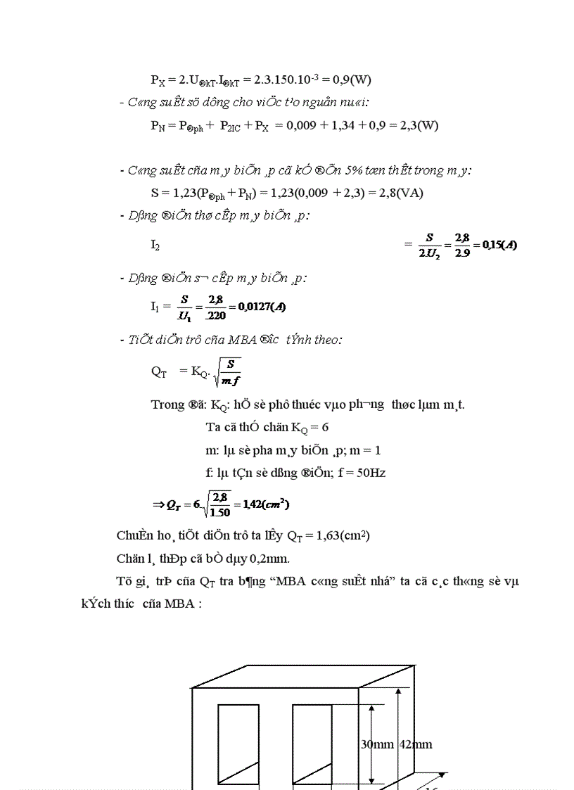 image for page Lựa chọn sơ đồ và tính toán các phần tử của sơ đồ
