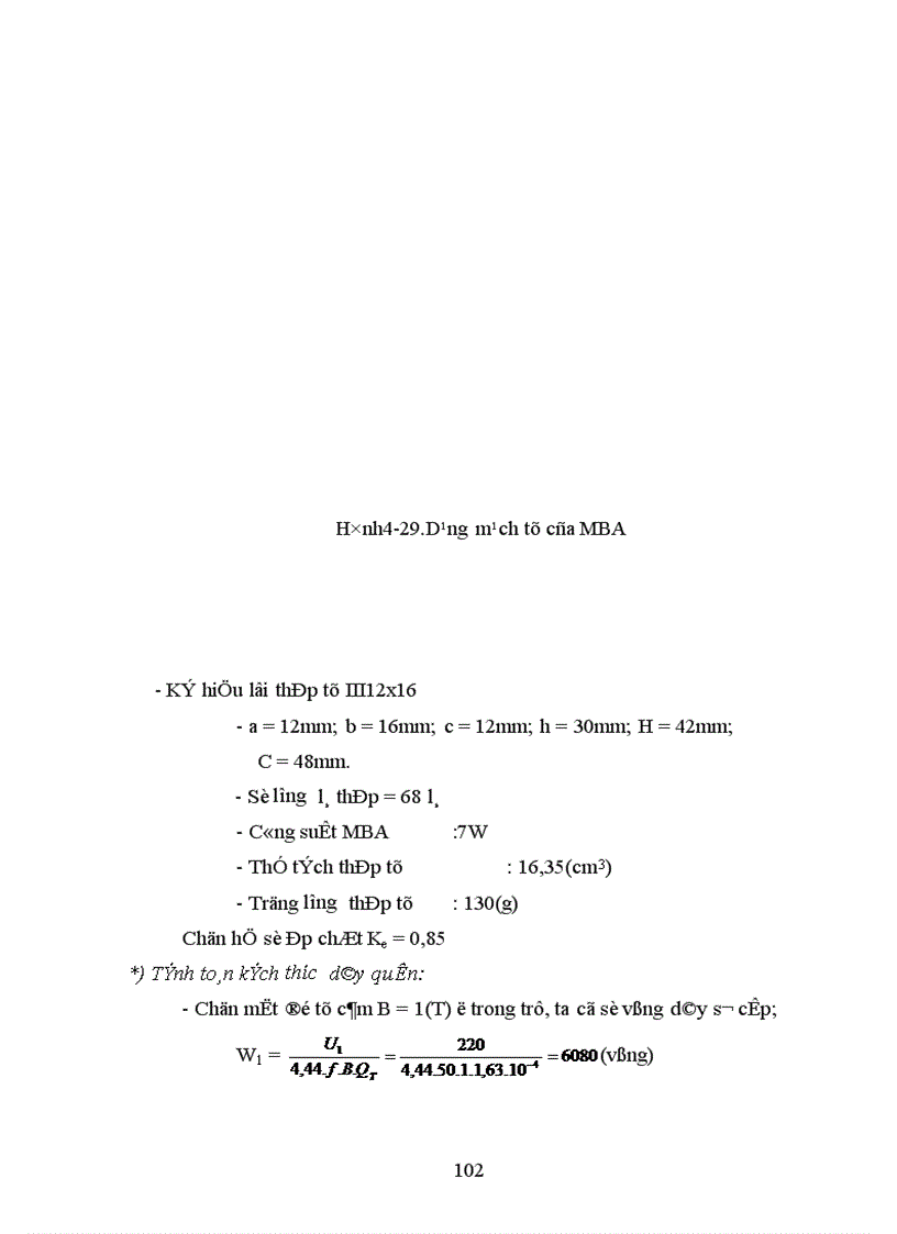 image for page Lựa chọn sơ đồ và tính toán các phần tử của sơ đồ