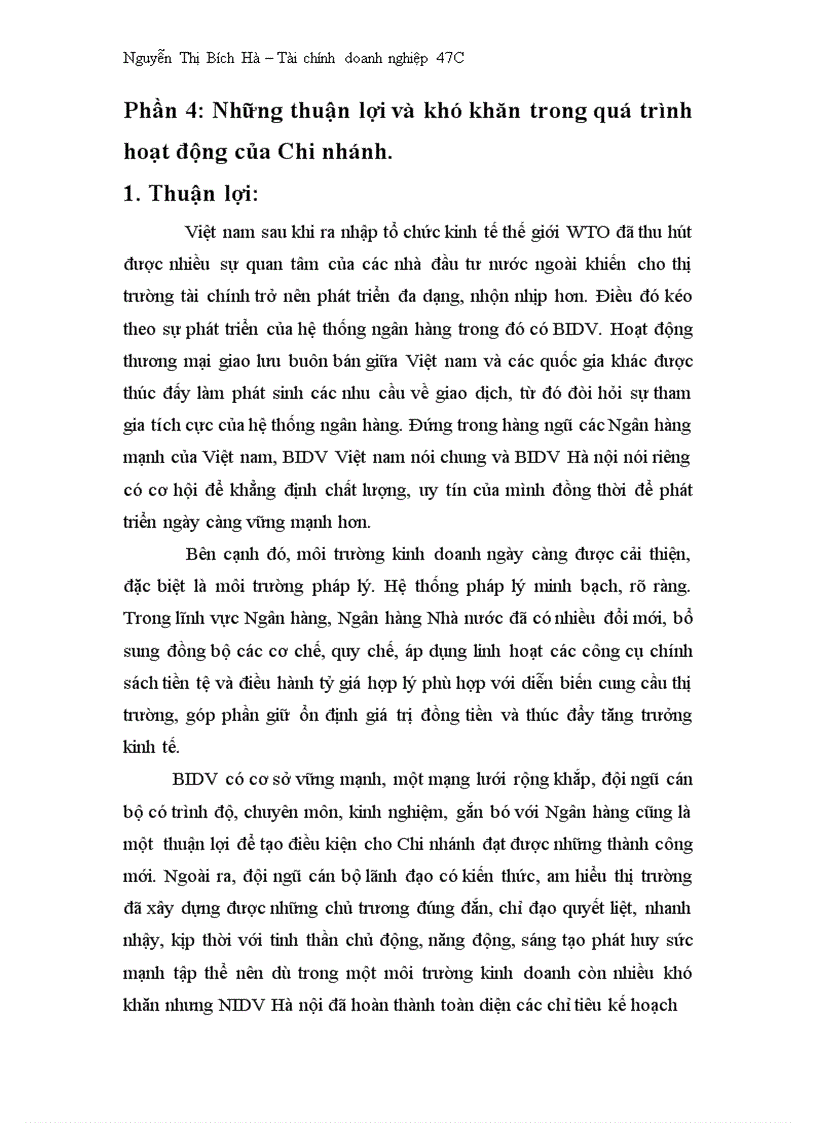 image for page Kết quả kinh doanh trong những năm gần đây của Chi nhánh BIDV Hà nội 1