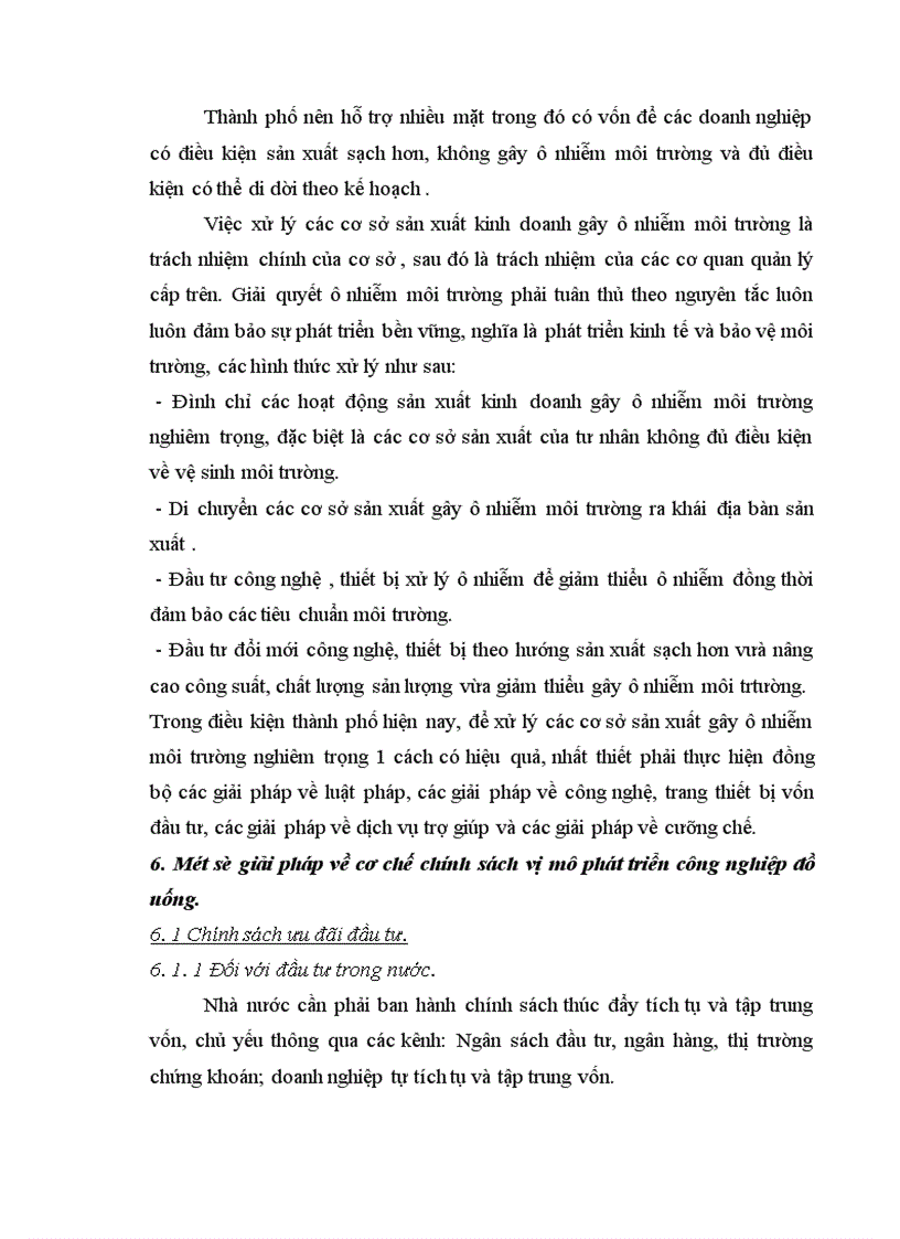 image for page Định hướng và một số giải pháp nhằm phát triển ngành công nghiệp đồ uống trên địa bàn thành phố Hà Nội giai đoạn 2001 2010