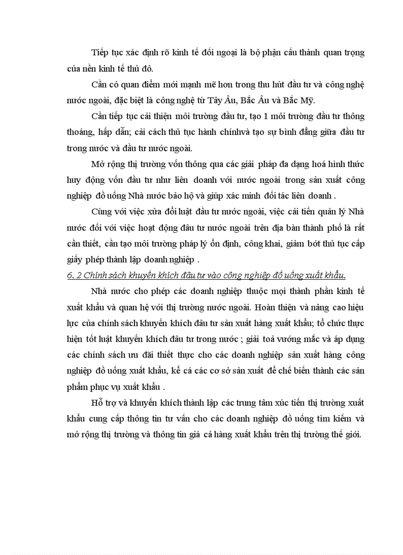 image for page Định hướng và một số giải pháp nhằm phát triển ngành công nghiệp đồ uống trên địa bàn thành phố Hà Nội giai đoạn 2001 2010