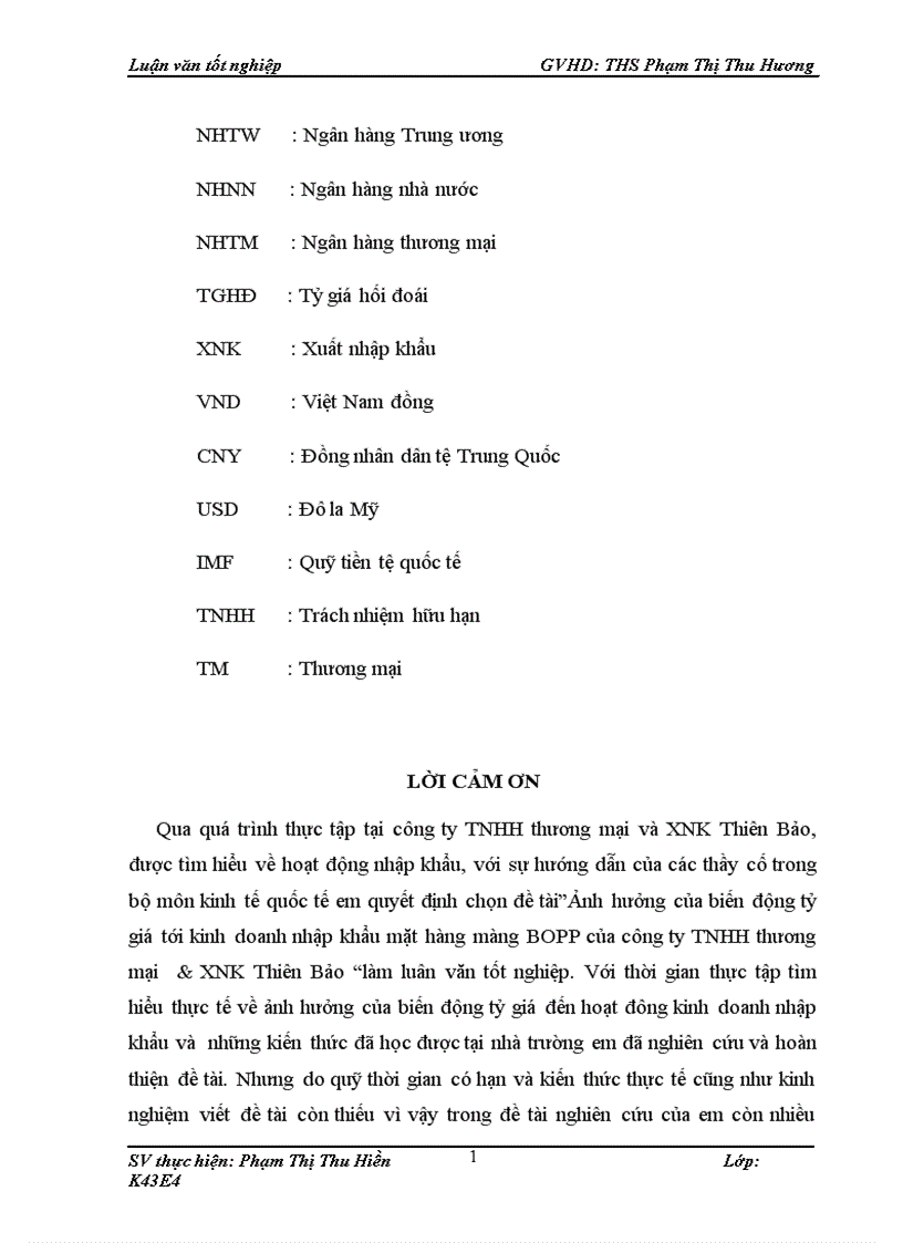 image for page Ảnh hưởng của biến động tỷ giá tới kinh doanh nhập khẩu màng BOPP của công ty TNHH Thương mại và Xuất nhập khẩu Thiên Bảo