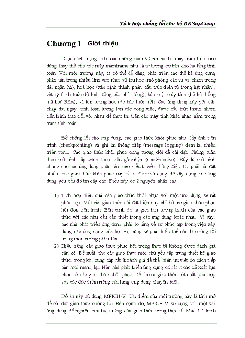 image for page Tích hợp chống lỗi cho hệ BKSupComp