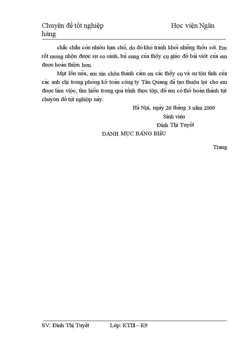 image for page Hoa n thiê n kê toa n ba n ha ng va xa c đi nh kê t qua kinh doanh ta i Công ty cô phâ n cơ khi va xây dư ng Tân Quang 1