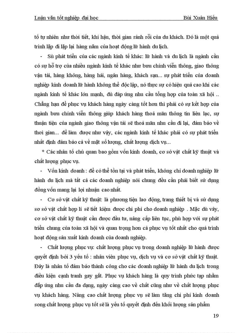 image for page Một số giải pháp nâng cao hiệu quả kinh doanh lữ hành ở Công ty TNHH Du lịch và Thương mại Hồng Phát