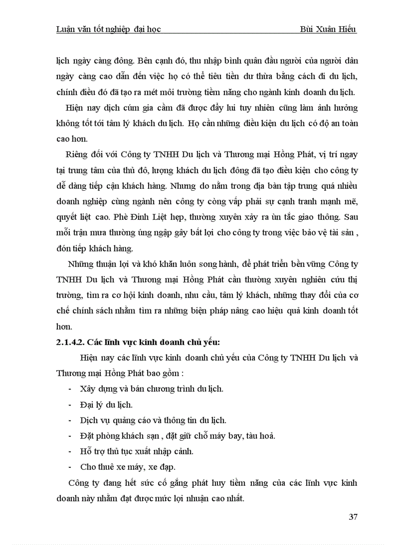 image for page Một số giải pháp nâng cao hiệu quả kinh doanh lữ hành ở Công ty TNHH Du lịch và Thương mại Hồng Phát