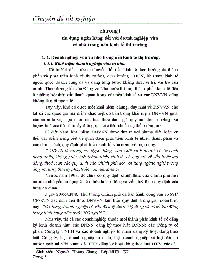 image for page Giải pháp nâng cao chất lượng tín dụng đối với doanh nghiệp vừa và nhỏ tại ngân hàng công thương khu vực Ba Đình thuộc ngân hàng TMCP công thương Việt Nam 1