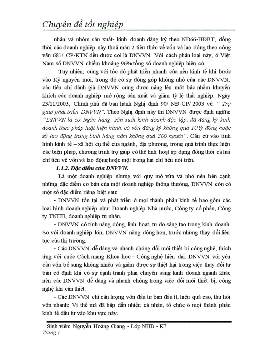 image for page Giải pháp nâng cao chất lượng tín dụng đối với doanh nghiệp vừa và nhỏ tại ngân hàng công thương khu vực Ba Đình thuộc ngân hàng TMCP công thương Việt Nam 1