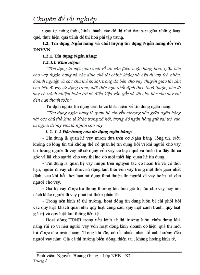 image for page Giải pháp nâng cao chất lượng tín dụng đối với doanh nghiệp vừa và nhỏ tại ngân hàng công thương khu vực Ba Đình thuộc ngân hàng TMCP công thương Việt Nam 1