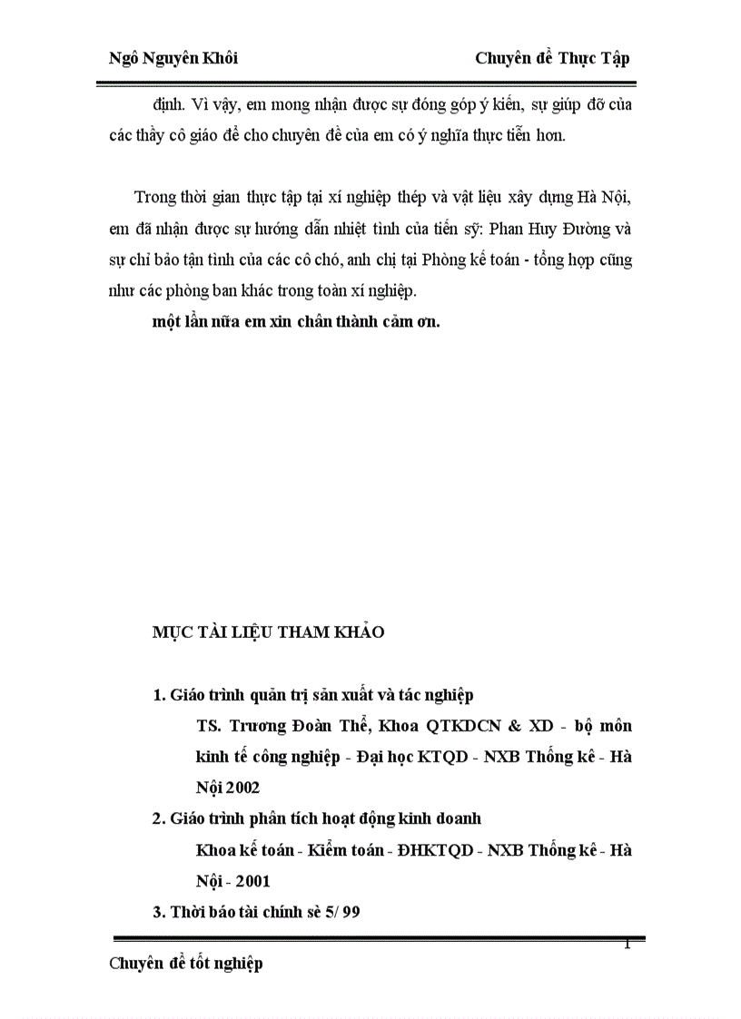 image for page Hoạch định nhu cầu nguyên vật liệu tại Xí nghiệp thép và vật liệu xây dựng Hà Nội