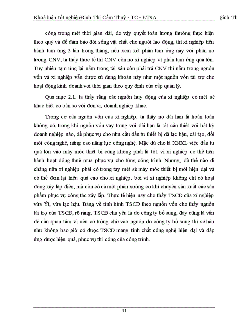 image for page Huy động vốn cho sản xuất kinh doanh ở xí nghiệp xây lắp điện công ty điện lực I 1