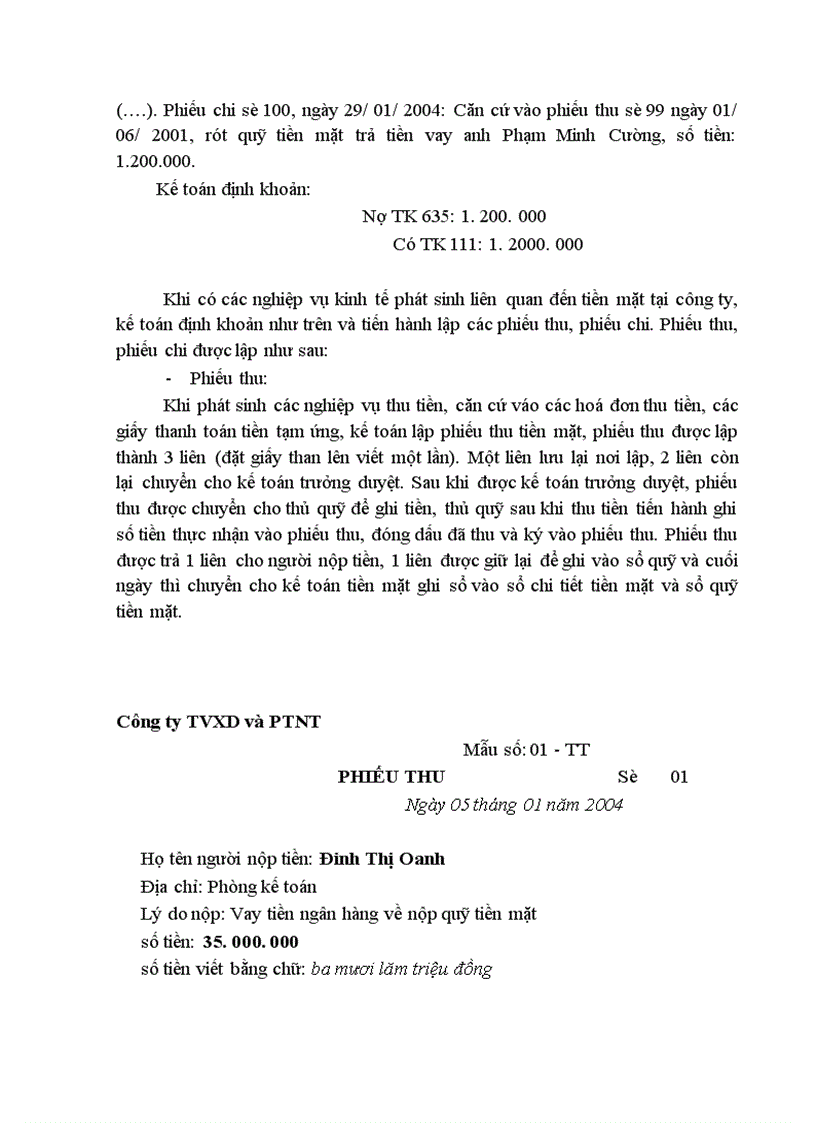 image for page Kế Toán Vốn Bằng Tiền 1